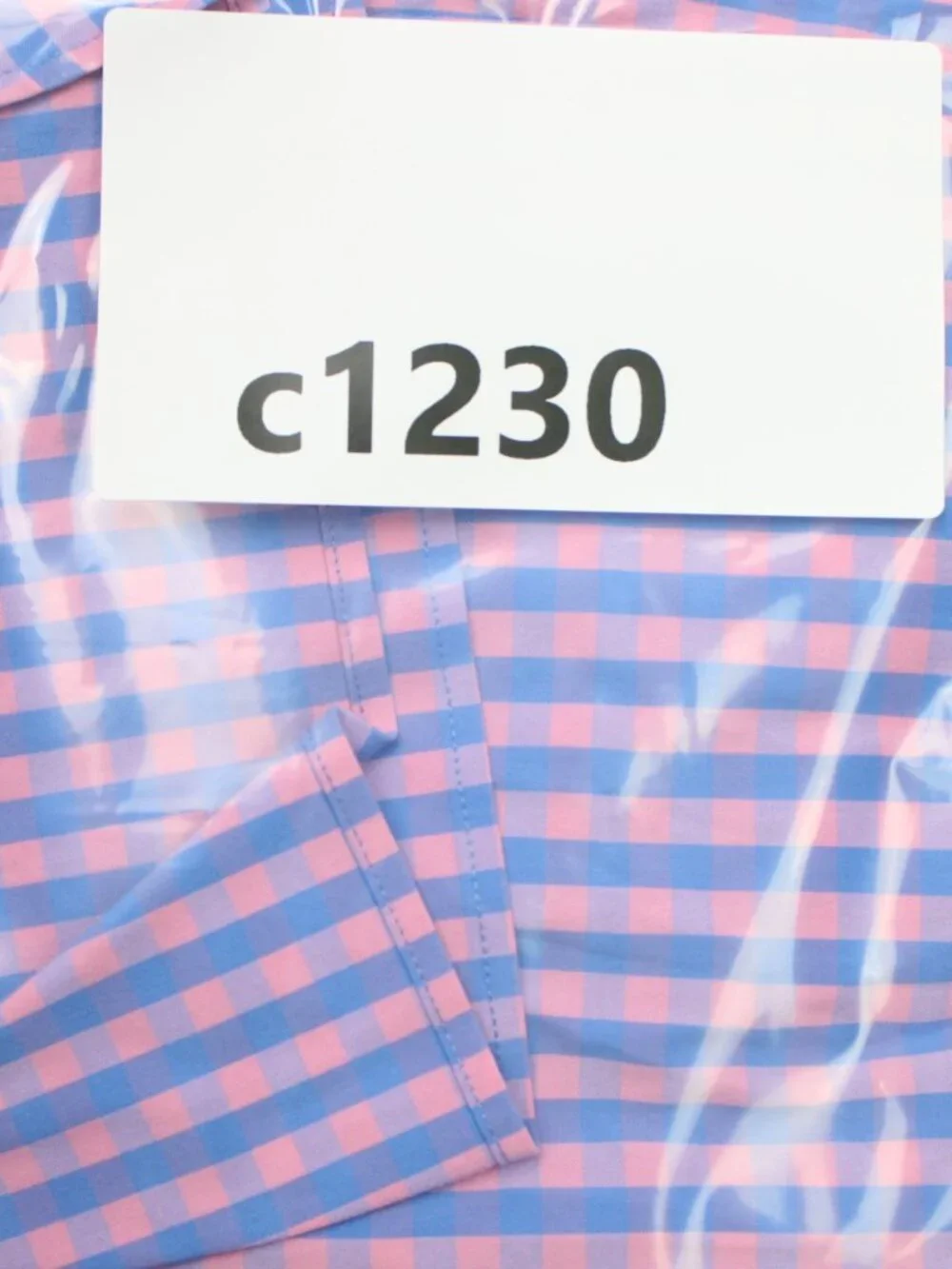 Bonobos Shirt Mens 17, 34 Pink/Blue Check Tailored Slim Fit Long Sleeve Button